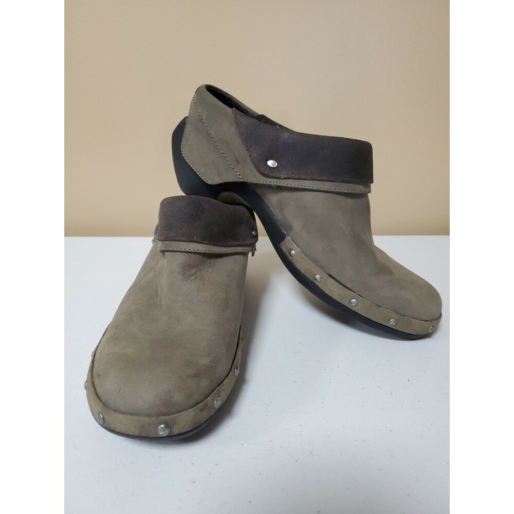 Merrell Women's Drizzle Luxe Wrap Clogs Nubuck Slip On Brown Performance SZ 9.5